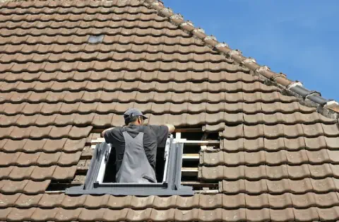 Pose de velux - Vesseaux